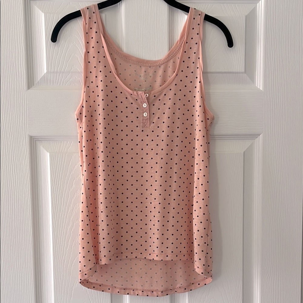 2007 American Eagle Polka Dot Tank Top
